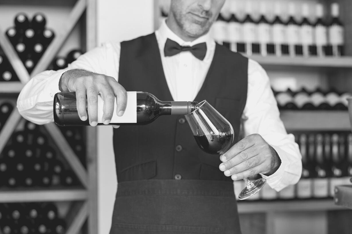 Sommelier Pouring Wine
